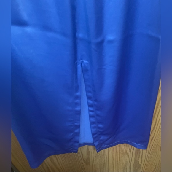 Leset Barb Satin Midi Skirt - Picture 7 of 7